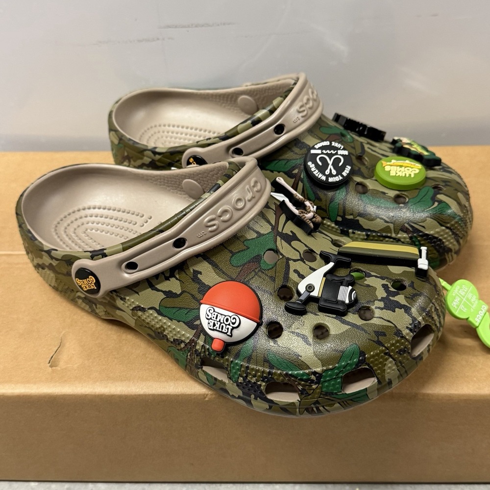 Luke Combs X Crocs Classic Realtree Clog Size Men's 5 Women's 7 Slip Ons NEW